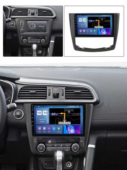 Navigatie Android 14 RENAULT KADJAR  1/8 Gb Waze CarPlay + CAMERA
