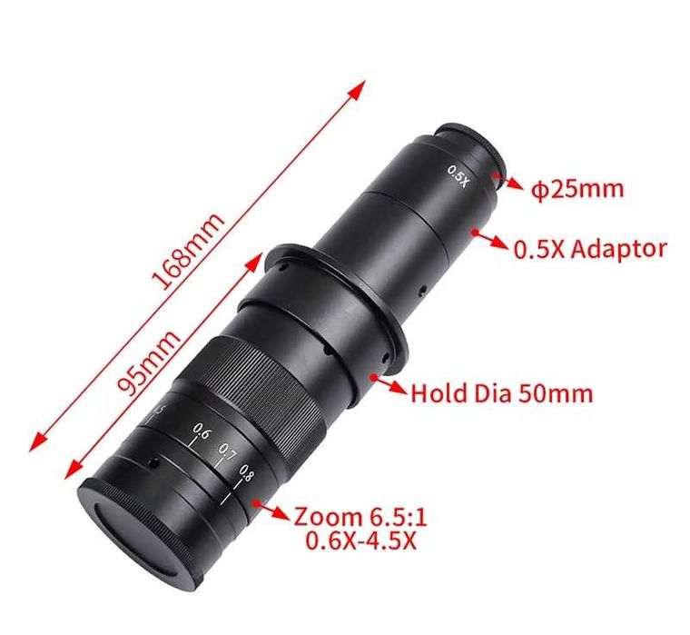 4K 60FPS дигитален микроскоп комплект SONY IMX678 CCD HDMI USB 200X