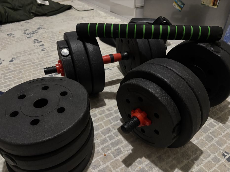 Гантель и штанга трансформер