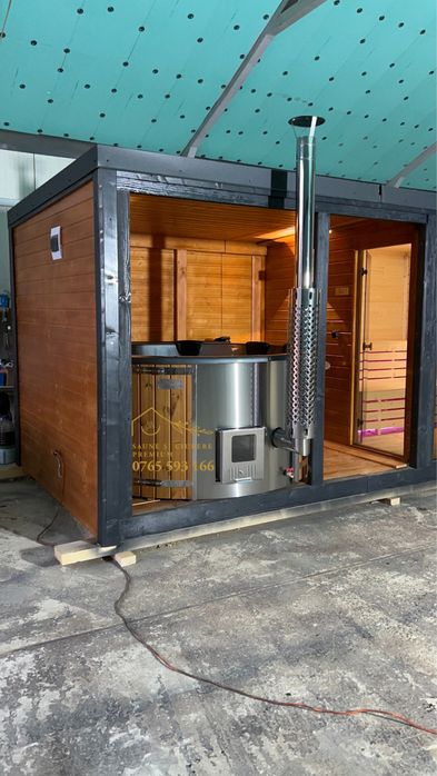 Modul Spa 2in1 Sauna si ciubar