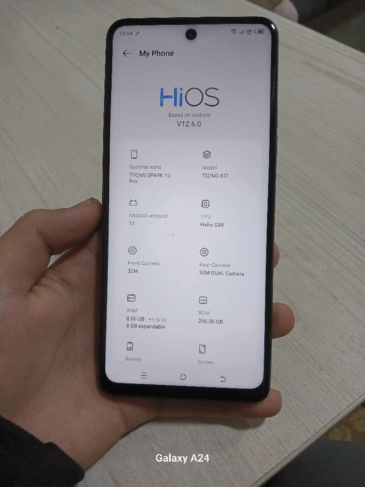 Tecno Spark 10 Pro 16/256gb srochni sotiladi