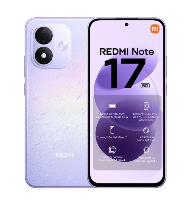 redmi note 17 5g celestial purple