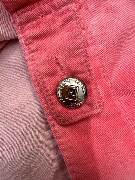 Намаление ! Оригинално яке Fendi Jeans, 40 IT +  подарък топ с камъчета  Rocco Barocco