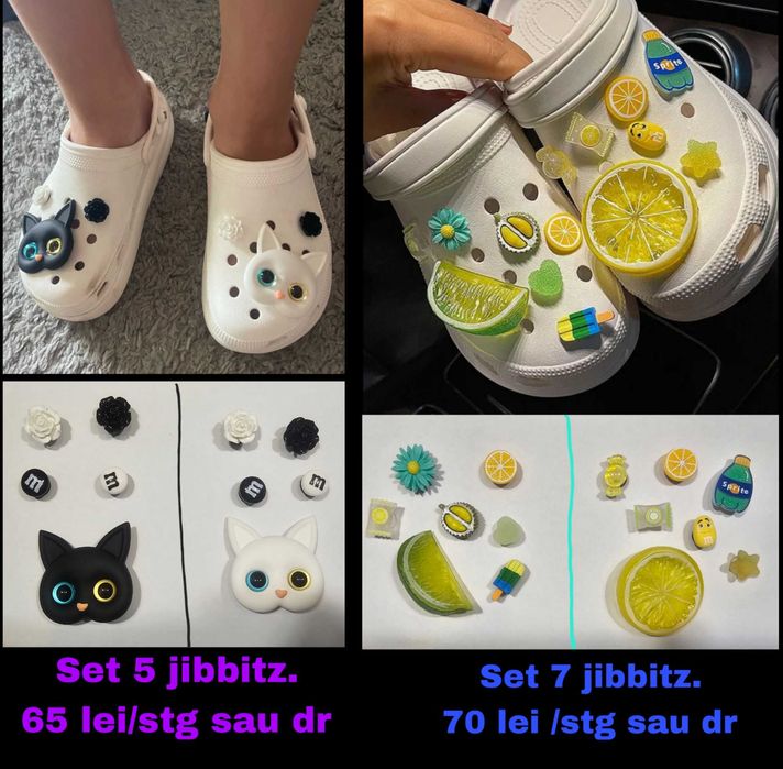 Set jibbitz pins pt Crocsi
