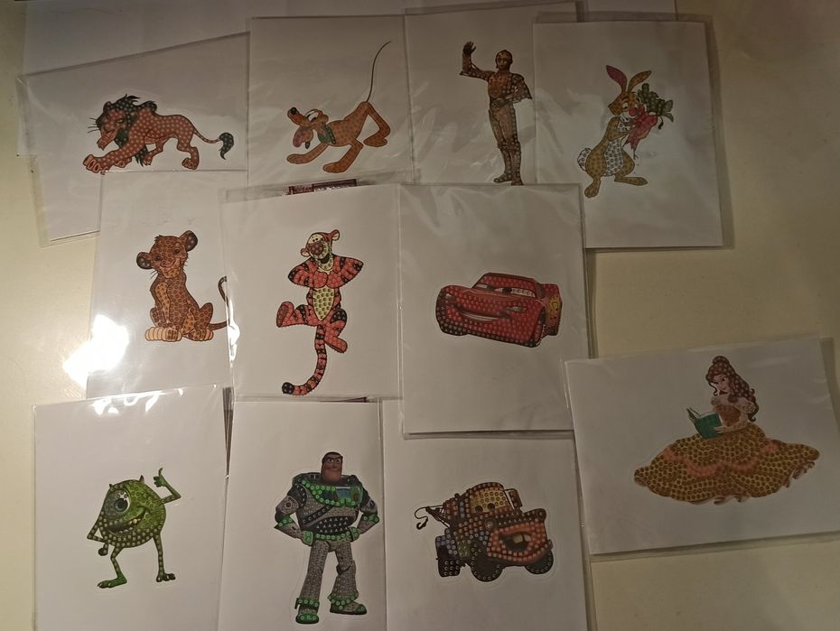 Disney 100 years of wonder crystal art стикери