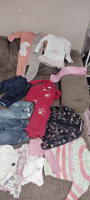 2 Лота есен зима, дрехи за момиче 86/92 размер