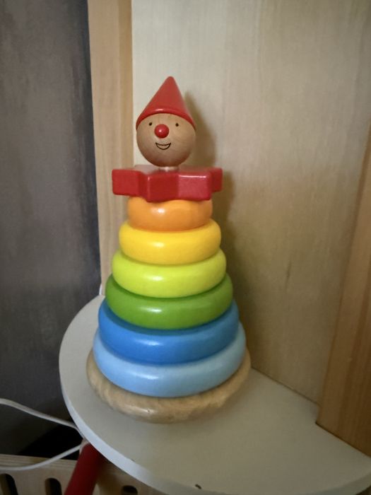 Дървена играчка с рингове Goki