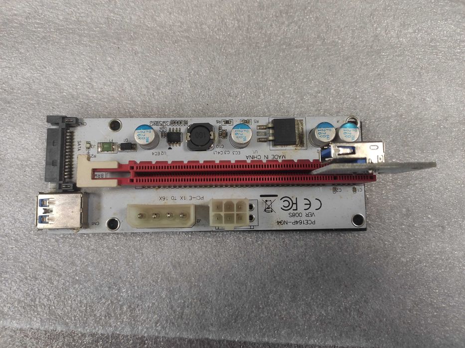 Рейзъри Екстендери Mining Riser PCI 1x to 16x ver.8