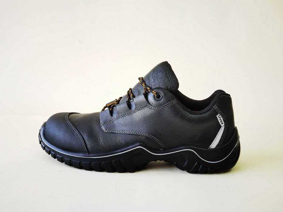 Bocanci PIELE 47 48 UVEX Ghete Protectie bombeu metalic munca Ca NOI