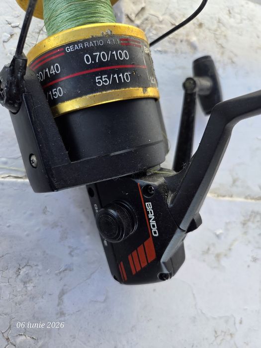 Lanseta carbon telescopica Daiwa + mulineta, ieftin