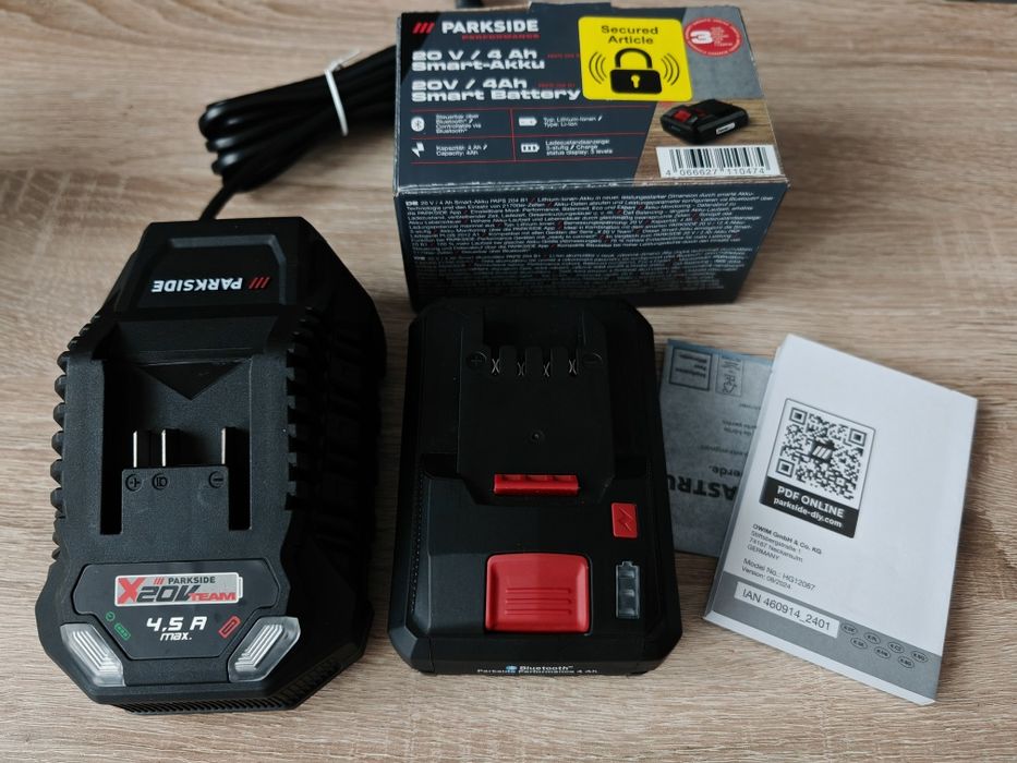 Acumulator  baterie incarcator parkside 4ah