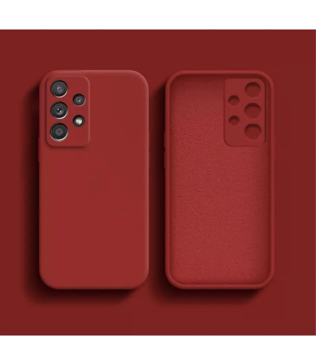 Husa Silicon Impact Case cu Alcantara - Samsung A52S/A53/A54/A55/A56/A57