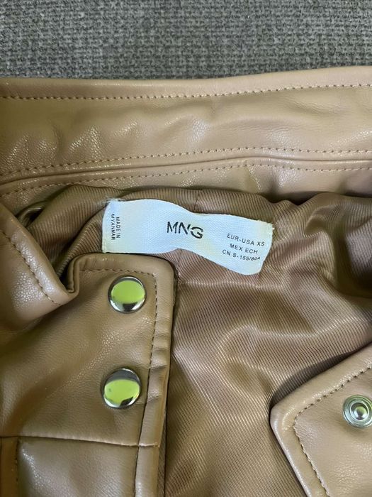 Кожено яке Mango, xS размер
