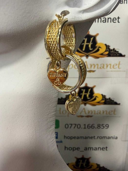 Hope Amanet P10/Cercei Aur 14K, 4.88 Gr , 46 mm