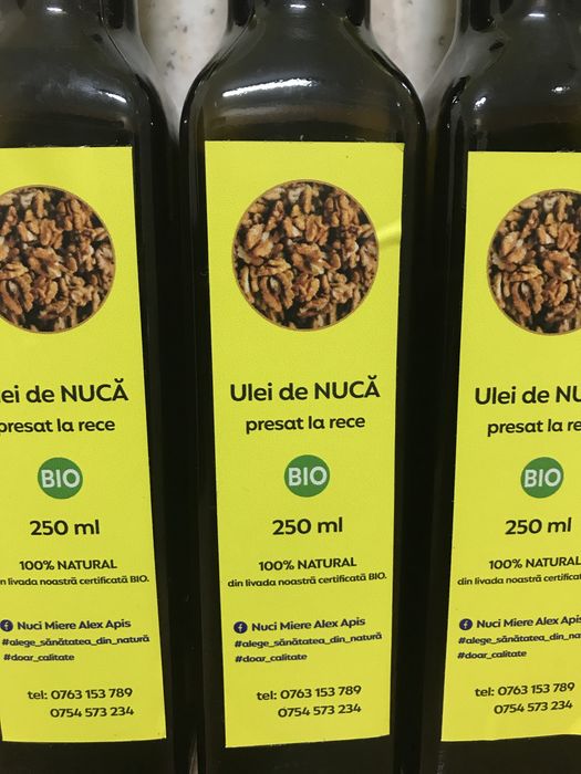 Ulei de nucă presat la rece 2026