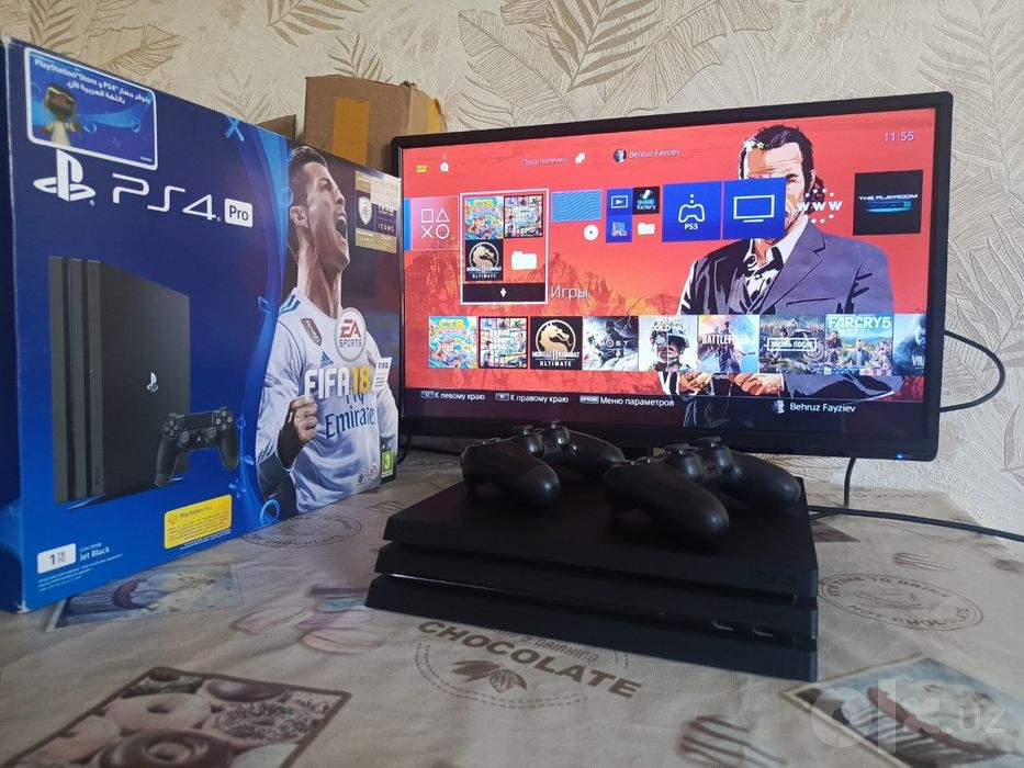 Ps4 про 1Тб взломанный 3 месяц гарантия