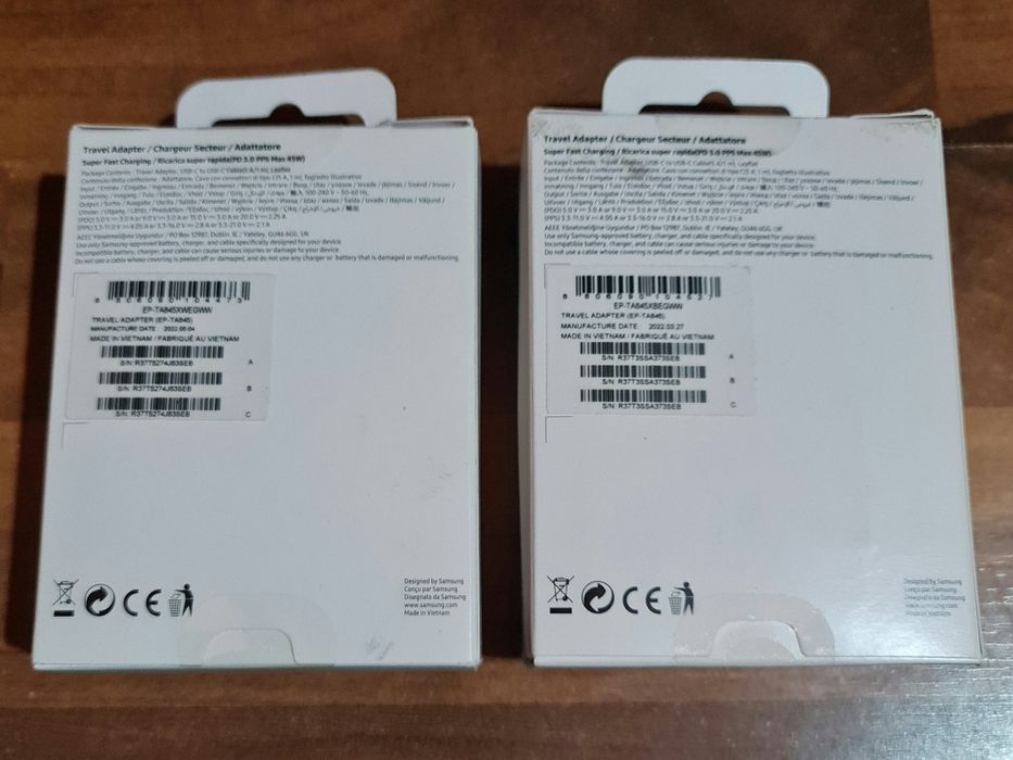 Incarcator+cablu usb c original Samsung Super Fast Charge PD 45W