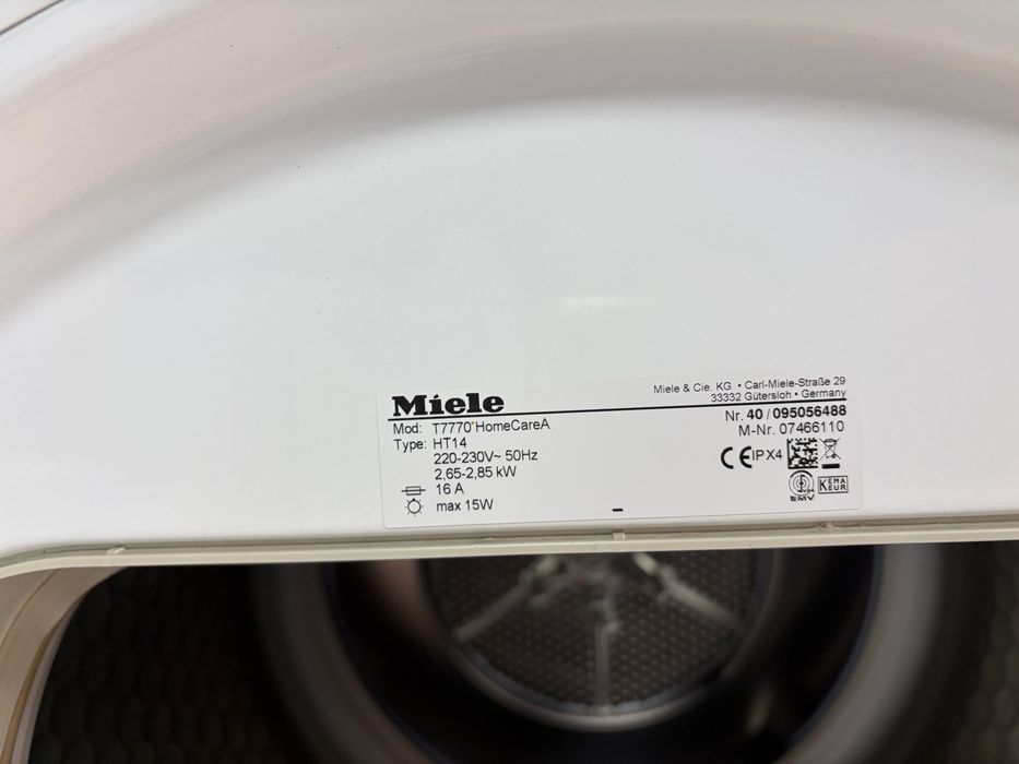 Miele Т7734 Mistral A Въздуховодна/кoминна/ сушилня 6.5 кг/24 мес гаранция