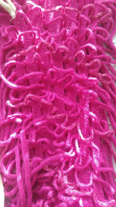 2 длинных шарфа-боа розовый и бежевый