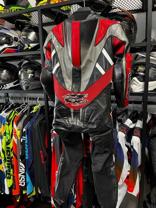 Кожен мото екип ARLEN NESS DRAGON  Vented,размер 50-M,голяма гърбица