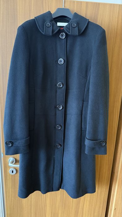 Палто от вълна и полиестер