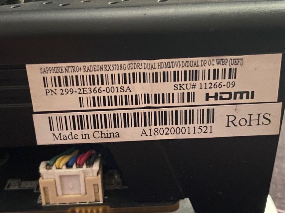 RX570 Sapphire nitro oc