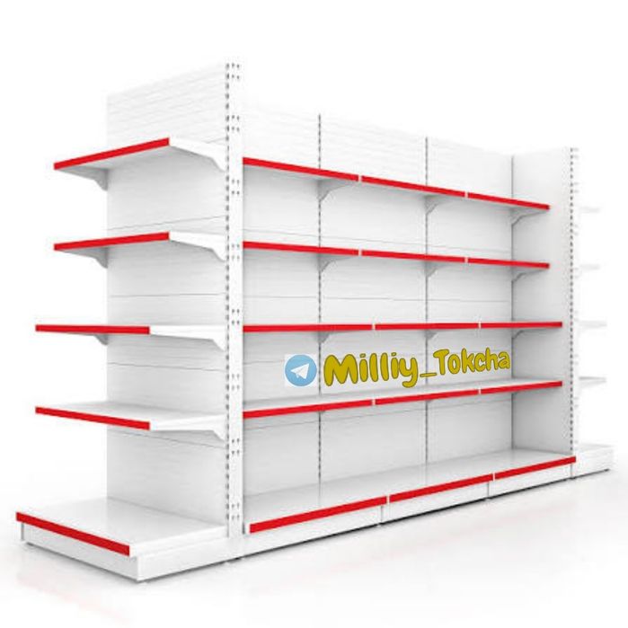 Полки из металла для магазина, стелаж, Market uchun савдо токчалари