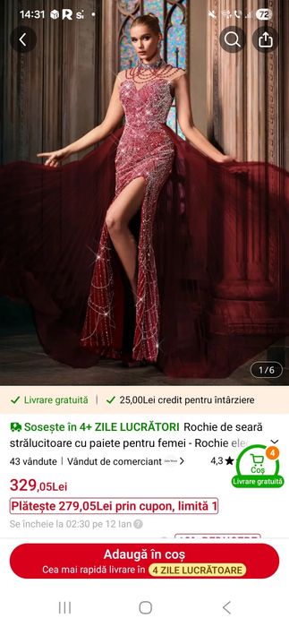 Rochie de nașă /ocazie