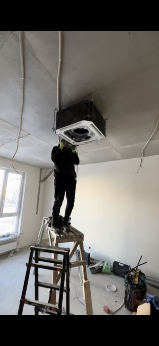 Установка кондиционера