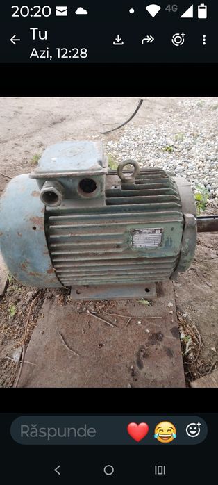 Motor trifazic 11 kw,720 tot/min