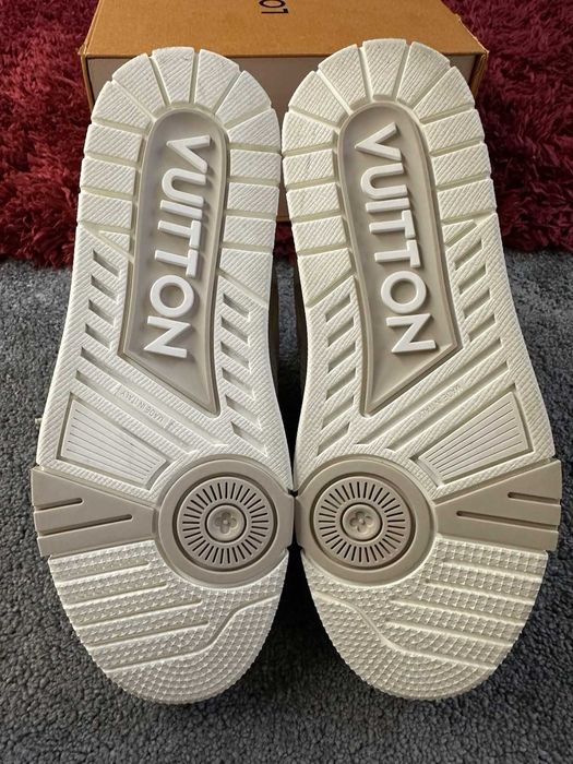 #CALITATE PREMIUM#Louis Vuitton LV4 Beige Skate Trainers - Livrare Verificare - (Dispunem de mai multe modele)