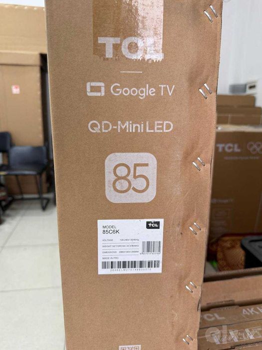Телевизор TCL 85 QD-Mini LED 4K 144Hz Google TV Супер цена + доставка