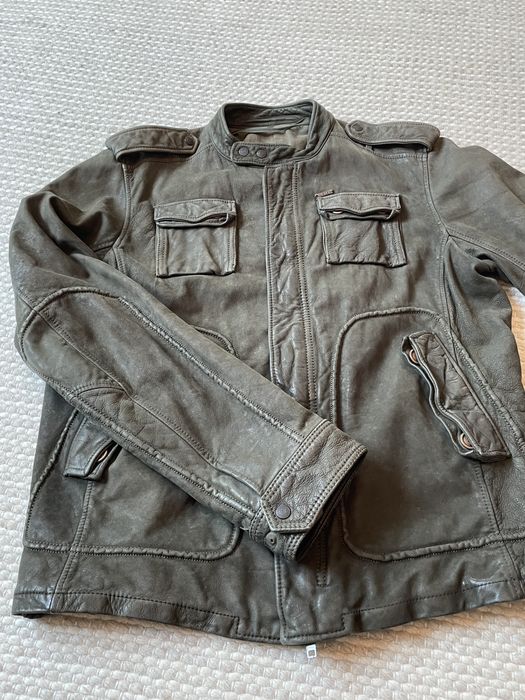 Мъжко кожено яке Diesel XXL