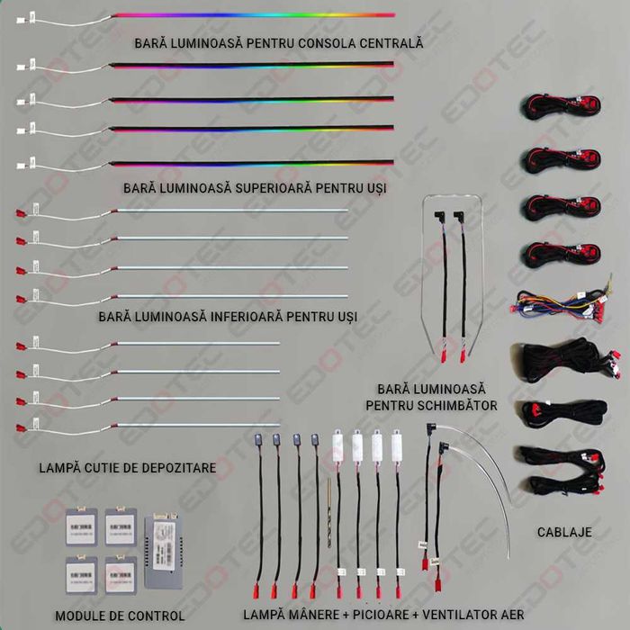 Lumini ambientale LED dedicate JAGUAR