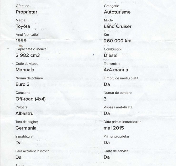 VAND Toyota Land Cruiser