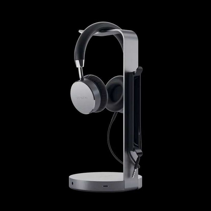 Подставка-хаб Satechi USB-C Headphone Stand для наушников
