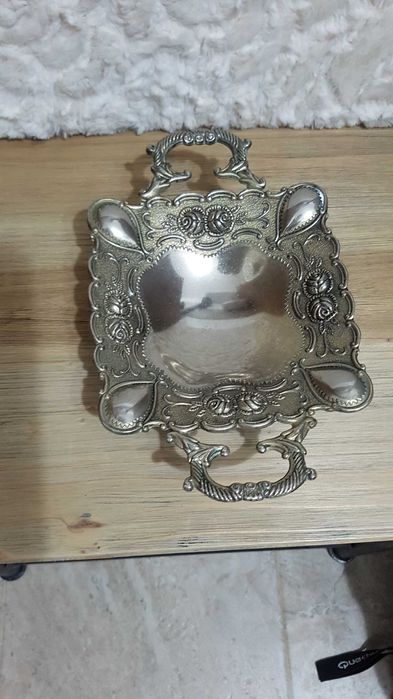 Посребрен к-т,антикварни предмети от Италия.