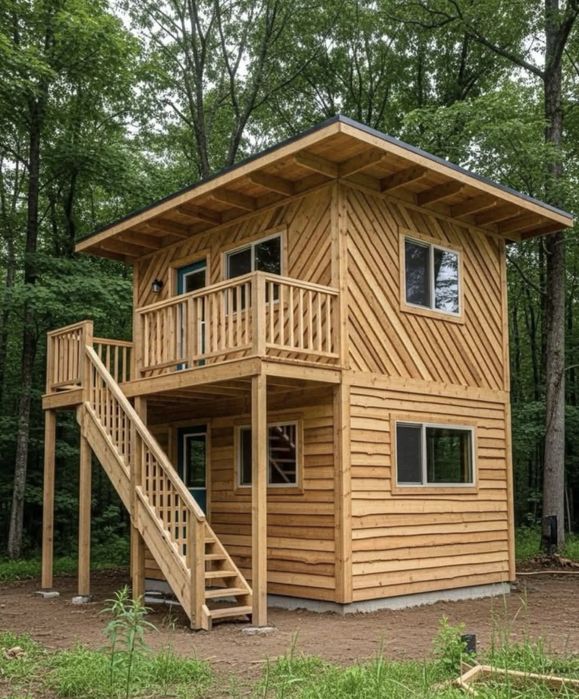 Vindem cabane tip casuta sau Aframe