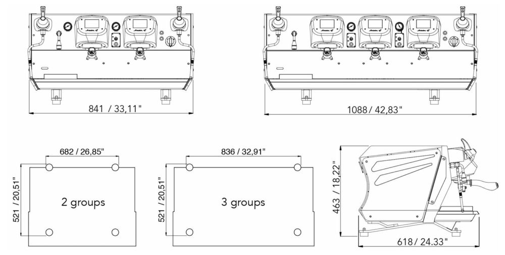 Кофемашина профессиональная AVIATOR 2gr