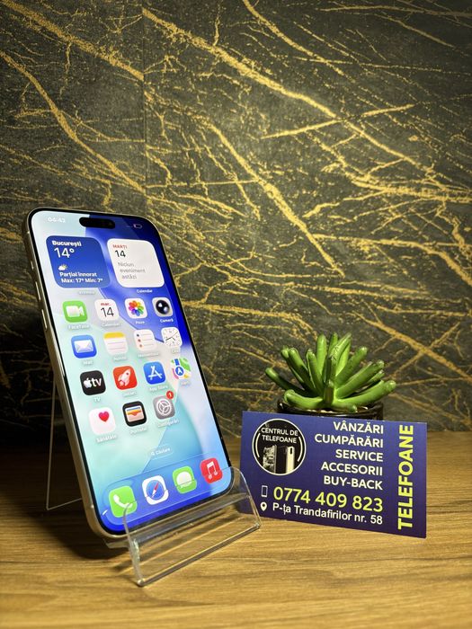 Iphone 15 Pro Max/256GB/Garantie 2Ani Centrul de Telefoane/Rate