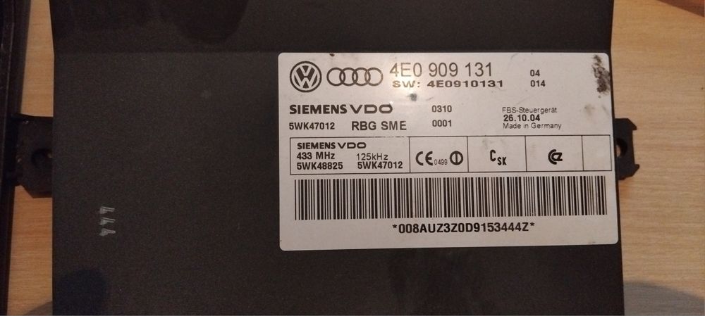 Keyless/Kessy модул Audi A8 D3