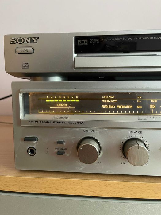 Аудиосистема – ресийвър Philips и CD/DVD Sony