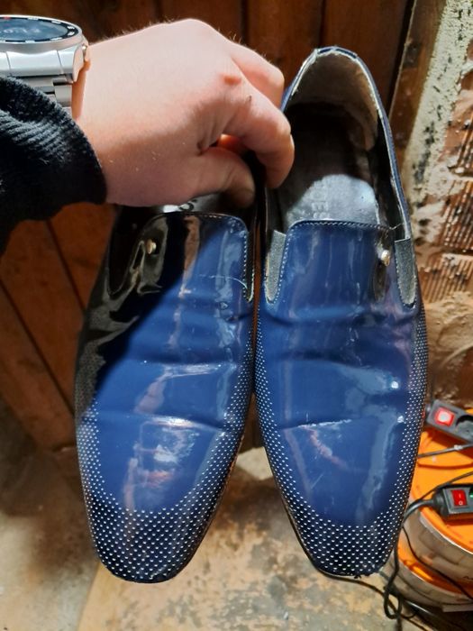 Мъжки лачени обувки (Loafers) SDF Shoes – Обувани само 2 пъти!