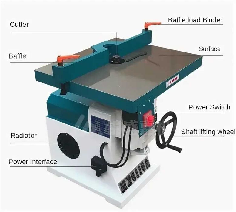 Вертикальный фрезер 380v МХ5115 Мультифрезер Multifrezer FrezerMX5115