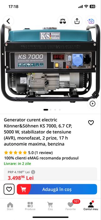 Generator benzina KS 7000