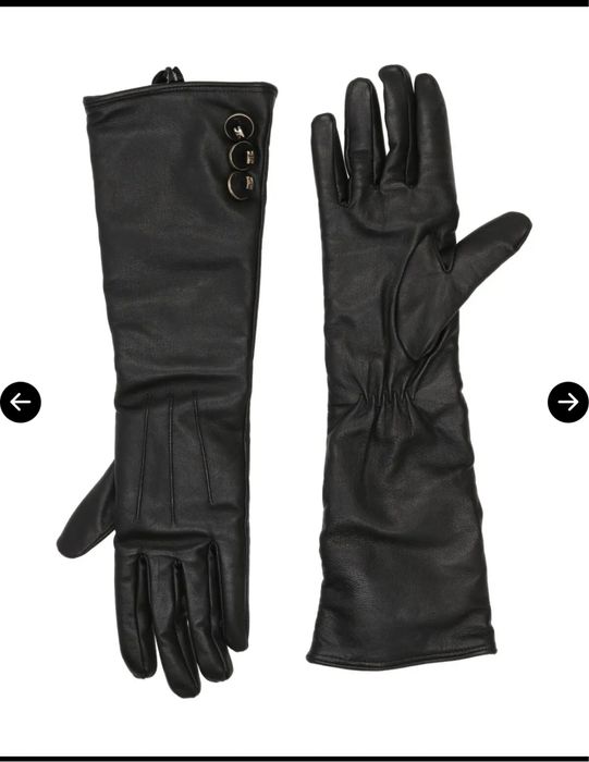 Кожени ръкавици Elisabetta Franchi