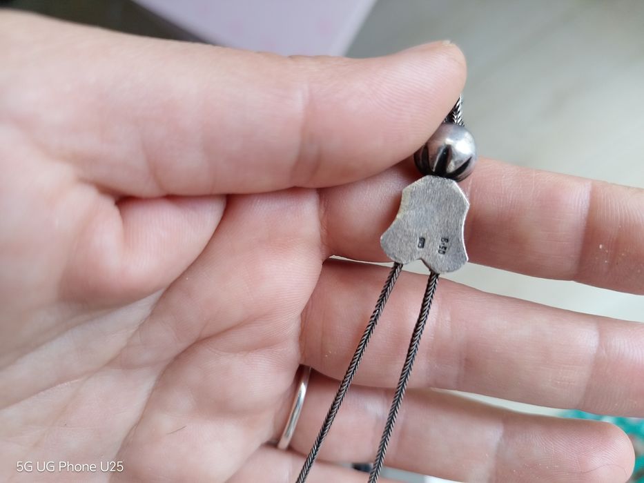 Старинна сребърна броеница