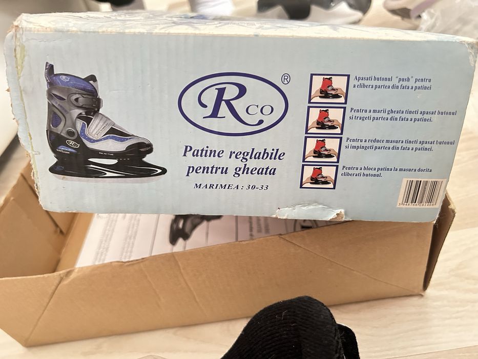 Patine reglabile pentru gheata 30-33 • Nou cu eticheta