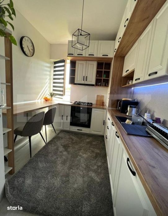 Apartament 3 camere Green Residence, parter, mobilat si utilat