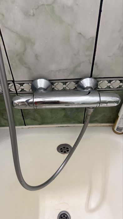Set dus Grohe - baterie cu termostat